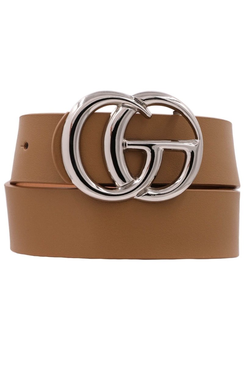 1.25" CG 40' Faux Leather Buckle Belt - belt - Jimberly's Boutique - Olive Branch - Mississippi
