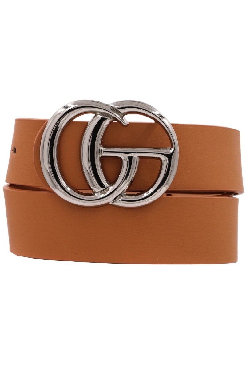 1.25" CG 40' Faux Leather Buckle Belt - belt - Jimberly's Boutique - Olive Branch - Mississippi