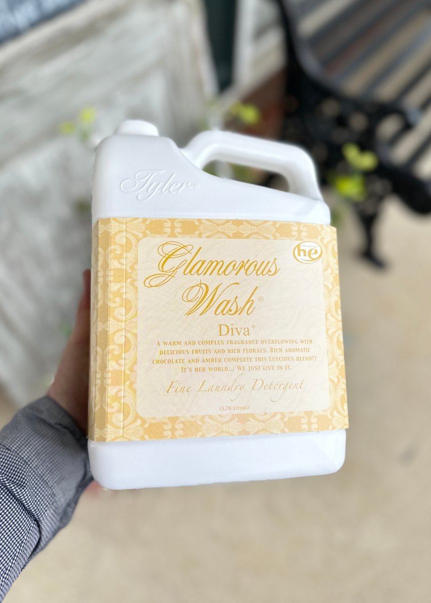 128oz - 1 Gallon Diva Glamorous Wash Laundry Detergent Tyler Candle Company - Tyler Candle Company Glamorous Wash -Jimberly's Boutique-Olive Branch-Mississippi