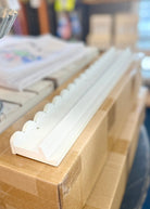 20” Scalloped Wooden Mahjong Racks - White - Mahjong Rack & Pusher Set -Jimberly's Boutique-Olive Branch-Mississippi