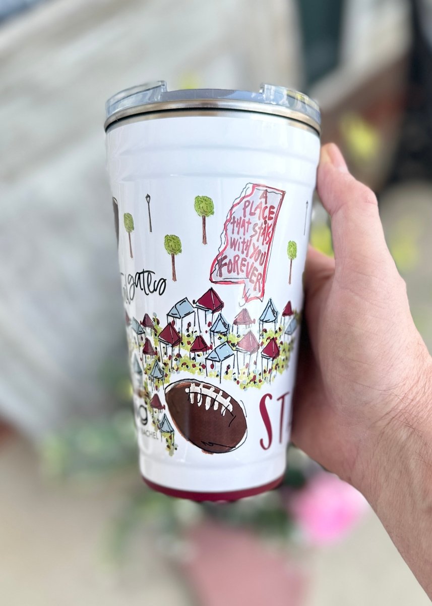 24 oz Swig Starkville Party Cup - Swig Tumbler - Jimberly's Boutique - Olive Branch - Mississippi