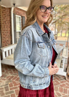 Country On Denim Jacket - Jacket -Jimberly's Boutique-Olive Branch-Mississippi