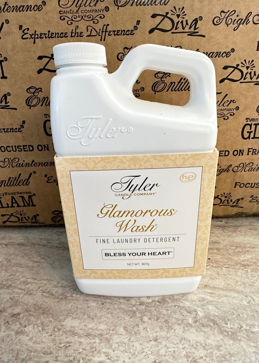 32 oz Glamorous Wash Laundry Detergent Tyler Candle Company - Glamorous Wash Laundry Detergent - Jimberly's Boutique - Olive Branch - Mississippi