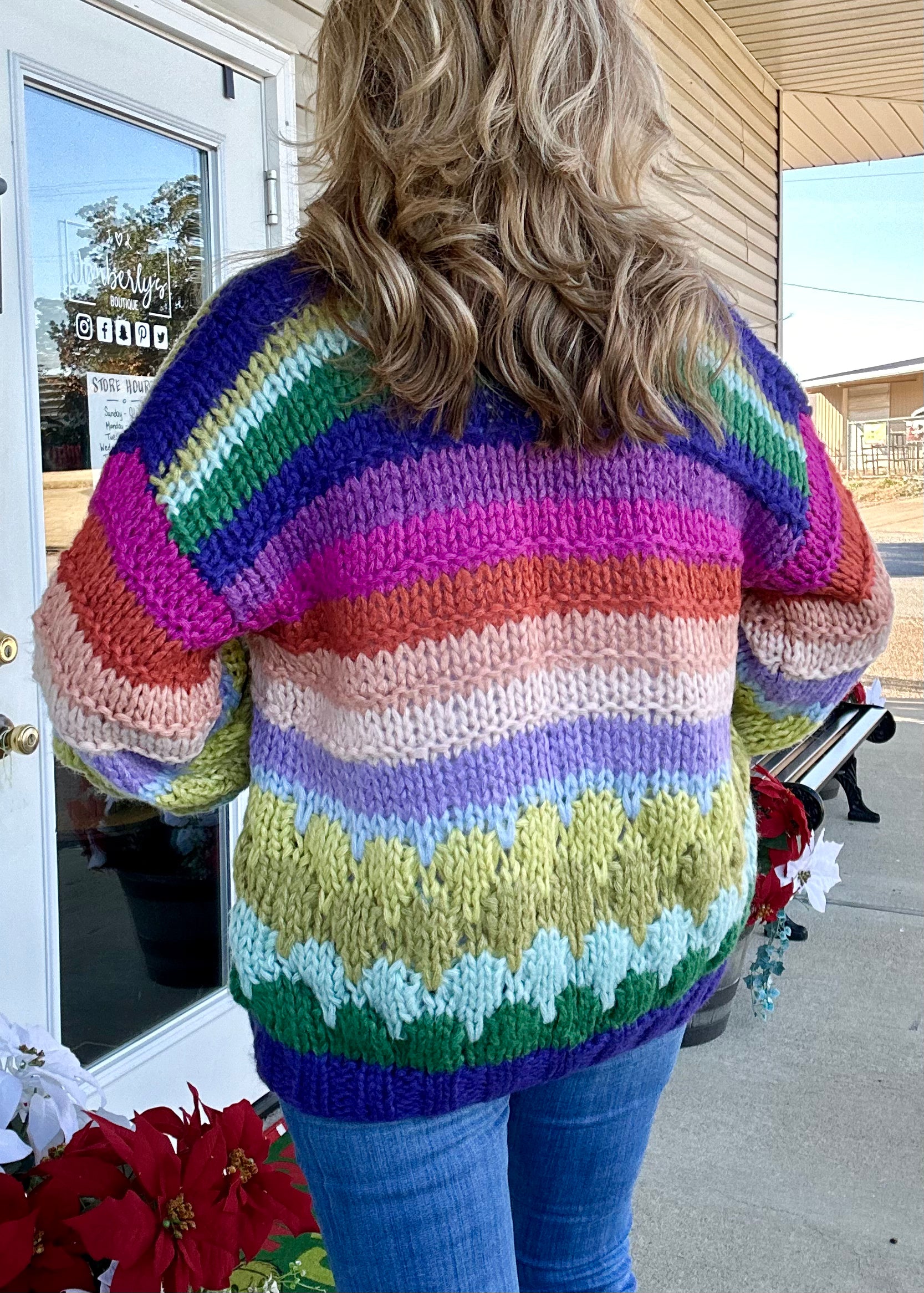 Entro Over The Rainbow Cardigan Sweater - sweater -Jimberly's Boutique-Olive Branch-Mississippi