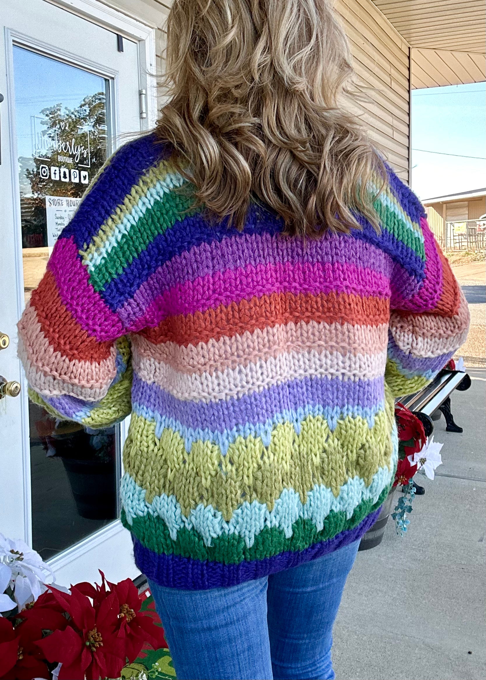 Entro Over The Rainbow Cardigan Sweater sweater Jimberly's Boutique
