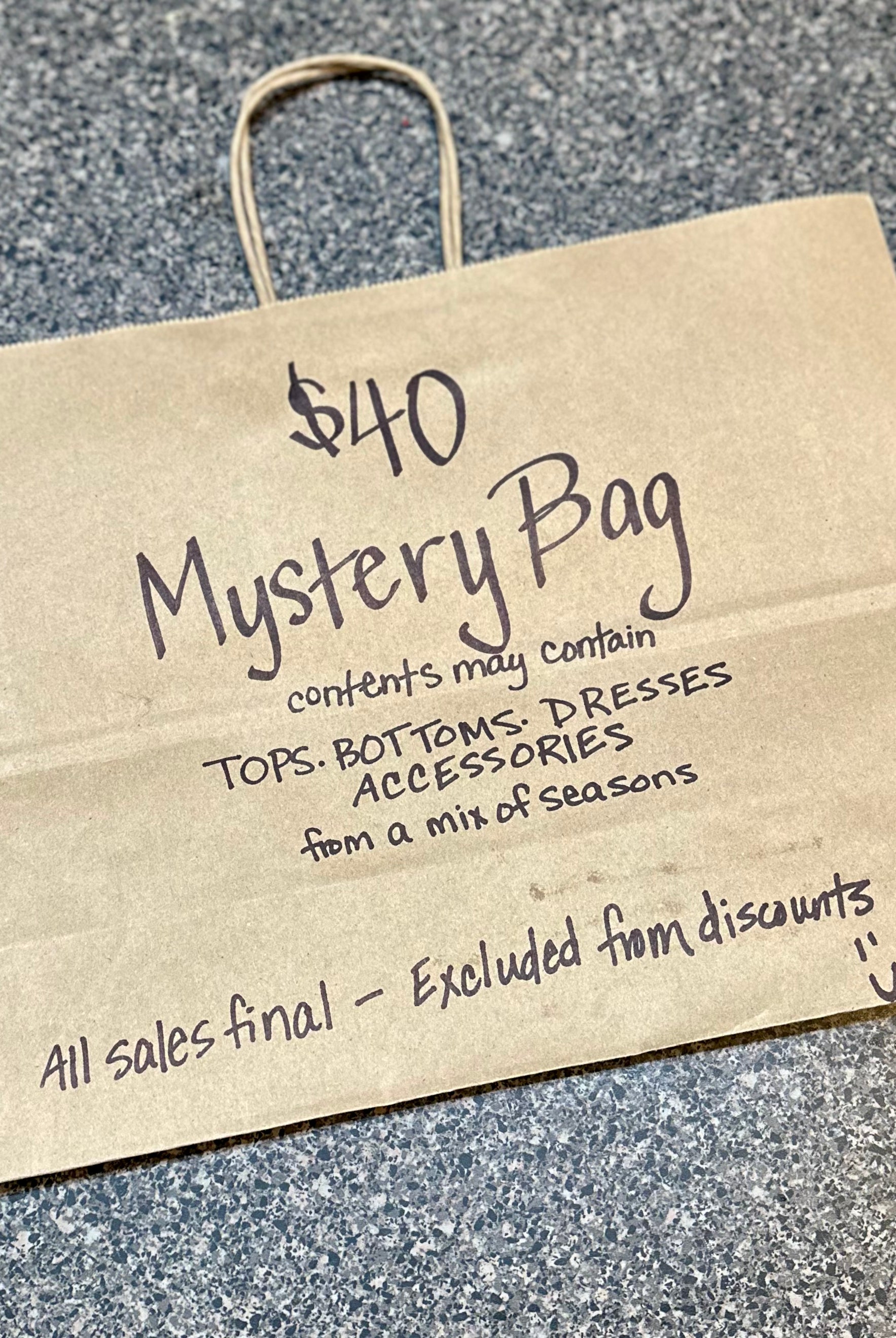 Black Friday $40 Mystery Grab Bag - (> $200 value!!!) IN STORE PICKUP ONLY - -Jimberly's Boutique-Olive Branch-Mississippi