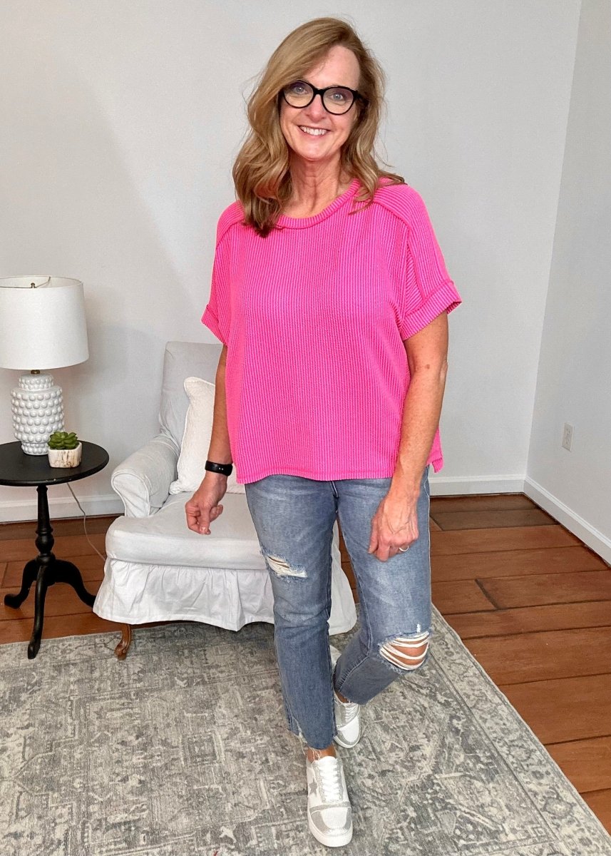 A Day In The Life Top - Fuchsia | Casual Zenana - Casual Top -Jimberly's Boutique-Olive Branch-Mississippi