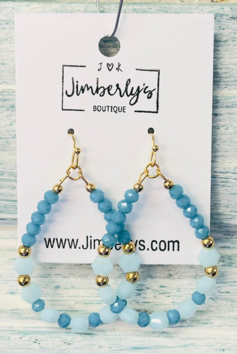 Acrylic Teardrop Dangle Earrings - earrings -Jimberly's Boutique-Olive Branch-Mississippi
