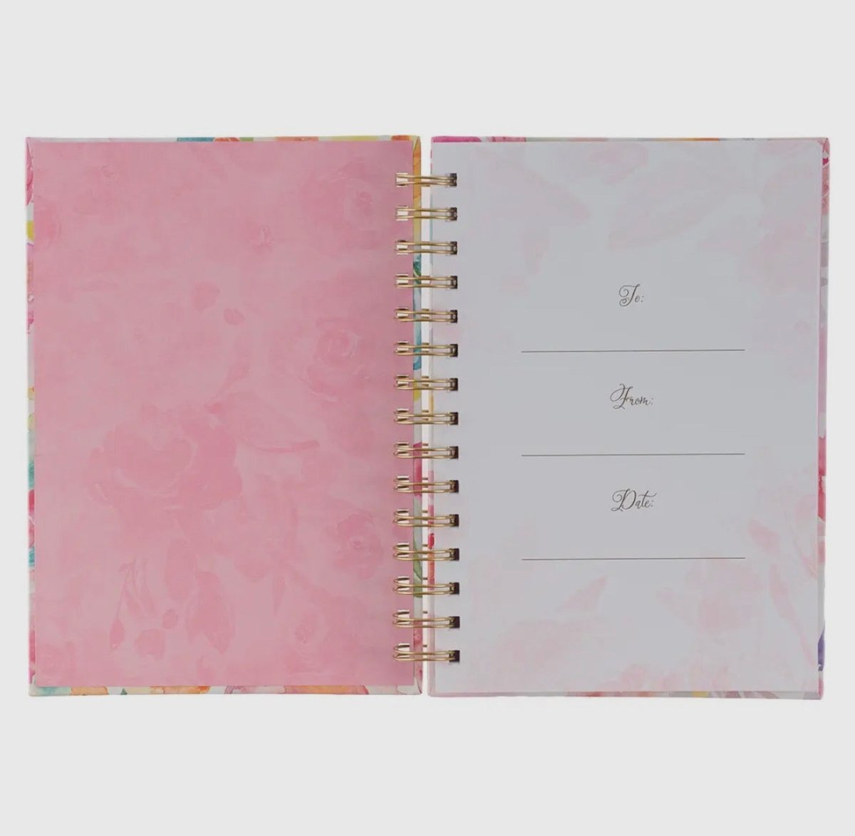 All Things Through Christ Multi - Colored Floral Wirebound Journal - journal - Jimberly's Boutique - Olive Branch - Mississippi