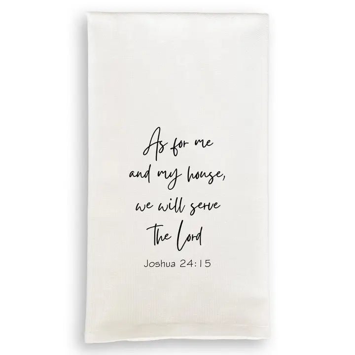 As For Me and My House Dishtowel - Dishtowel - Jimberly's Boutique - Olive Branch - Mississippi