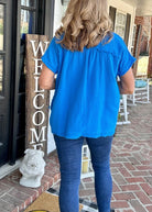Ashton | Ocean Blue | Zenana Top - Casual Top -Jimberly's Boutique-Olive Branch-Mississippi