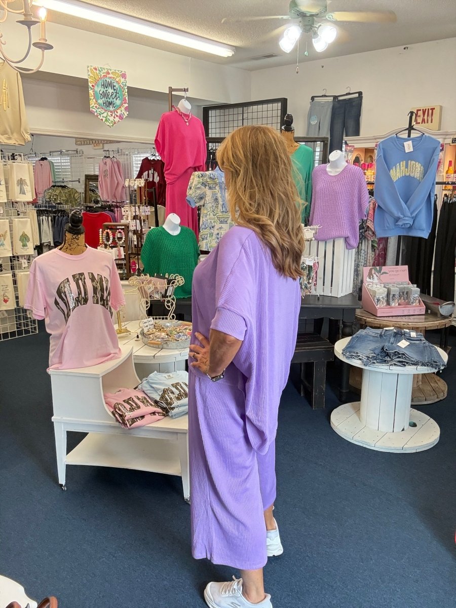 Bali Travel Set - Lilac | Dear Scarlett - lounge set - Jimberly's Boutique - Olive Branch - Mississippi