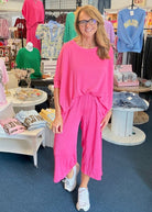 Bali Travel Set - Pink | Dear Scarlett - lounge set - Jimberly's Boutique - Olive Branch - Mississippi