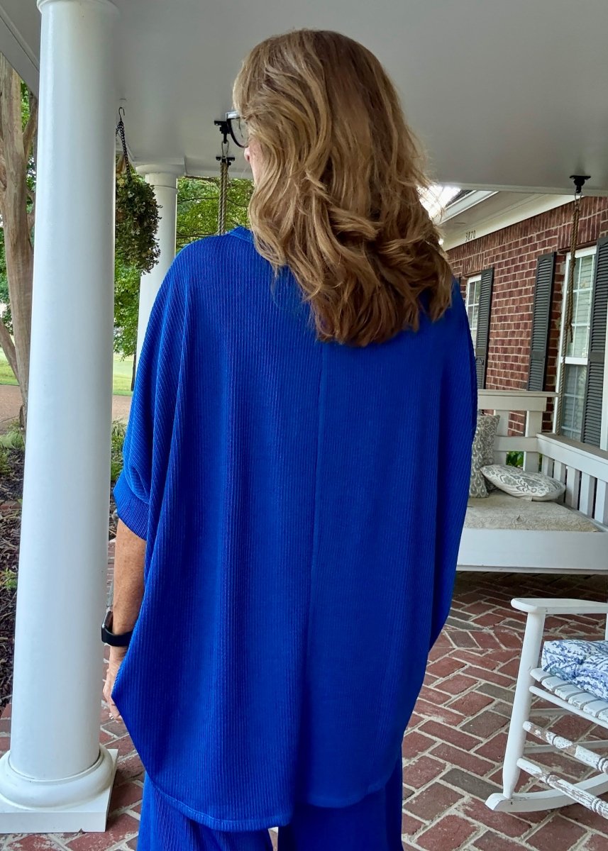 Bali Travel Set - Royal Blue | Dear Scarlett - lounge set - Jimberly's Boutique - Olive Branch - Mississippi