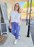 Barrel Leg Color Denim Pants - Marlin | Zenana - Barrel Jeans/Pants - Jimberly's Boutique - Olive Branch - Mississippi