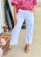 Barrel Leg Color Denim Pants - White | Zenana - Barrel Jeans/Pants - Jimberly's Boutique - Olive Branch - Mississippi