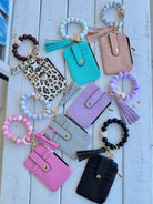 Beaded Keychain Bracelet Wallet - keychain wallet - Jimberly's Boutique - Olive Branch - Mississippi