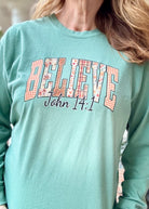 Believe Comfort Colors Long Sleeve - Long Sleeve Comfort Colors - Jimberly's Boutique - Olive Branch - Mississippi