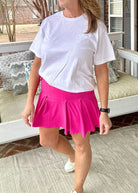 Belt Loop Skort - Sonic Pink - skort -Jimberly's Boutique-Olive Branch-Mississippi