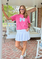 Belt Loop Skort | White | Rae Mode - skort - Jimberly's Boutique - Olive Branch - Mississippi