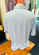 Bermuda Performance Polo | Domingo Stripe | Lilac - Southern Marsh Polo -Jimberly's Boutique-Olive Branch-Mississippi