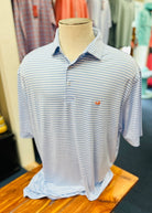 Bermuda Performance Polo | Domingo Stripe | Lilac - Southern Marsh Polo -Jimberly's Boutique-Olive Branch-Mississippi