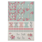 Bible Indexing Tabs Floral Pink & Teal - Jimberly's Boutique - Olive Branch - Mississippi