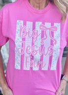 Big Jesus Fan | Graphic Tee | Pink - Graphic Tee -Jimberly's Boutique-Olive Branch-Mississippi