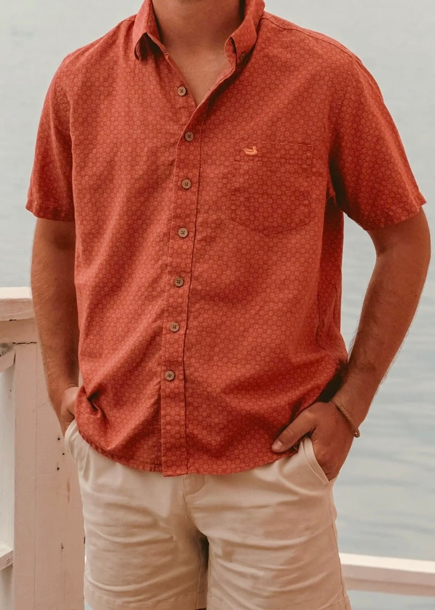 Blaise Relaxed Shirt - Paisley Dots - dress shirt -Jimberly's Boutique-Olive Branch-Mississippi