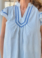 Blue Skies Flutter Sleeve Top | Umgee - Umgee Top - Jimberly's Boutique - Olive Branch - Mississippi