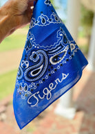 Blue Tigers Embroidered Bandana - accessories - Jimberly's Boutique - Olive Branch - Mississippi