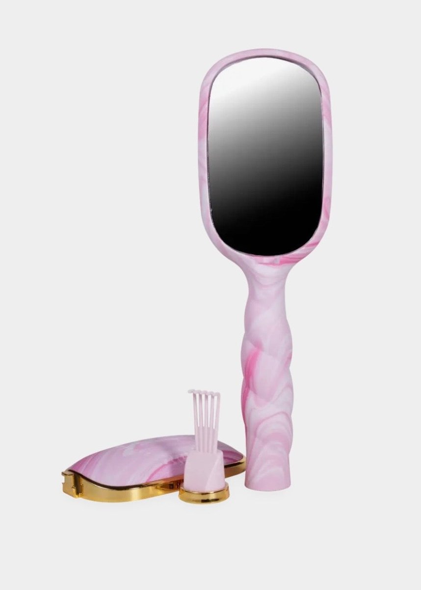 Boar Bristle Hair Brush - Full Size - Pinch Me Pink - Teleties Hair Brush -Jimberly's Boutique-Olive Branch-Mississippi