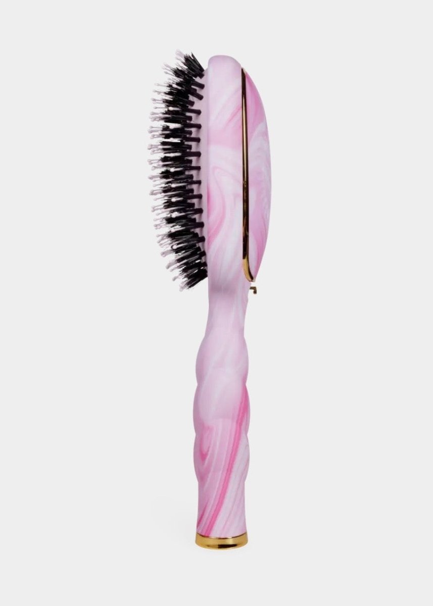 Boar Bristle Hair Brush - Full Size - Pinch Me Pink - Teleties Hair Brush -Jimberly's Boutique-Olive Branch-Mississippi