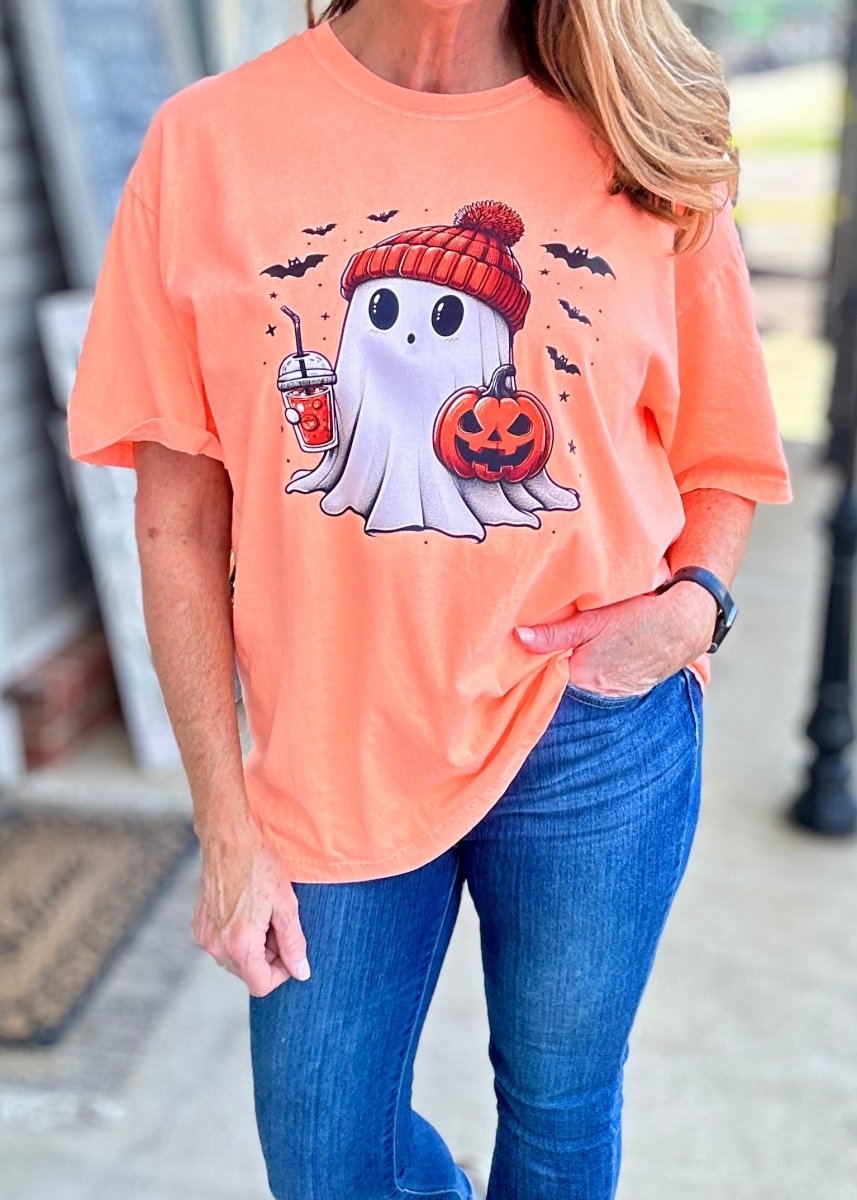 Bougie Halloween Ghost | Comfort Colors Tee - Graphic Tee - Jimberly's Boutique - Olive Branch - Mississippi