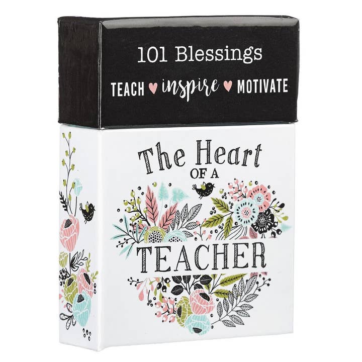 Box of Blessings Heart of A Teacher - prayer cards -Jimberly's Boutique-Olive Branch-Mississippi