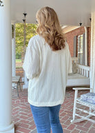 Boxy Button Down Top - Cream - Umgee Top - Jimberly's Boutique - Olive Branch - Mississippi