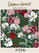 Britt Mills Mahjong Mat | Crimson Harvest - Mahjong Mat -Jimberly's Boutique-Olive Branch-Mississippi
