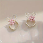 Bunny Ear Pearl Stud Earrings - Earrings - Jimberly's Boutique - Olive Branch - Mississippi