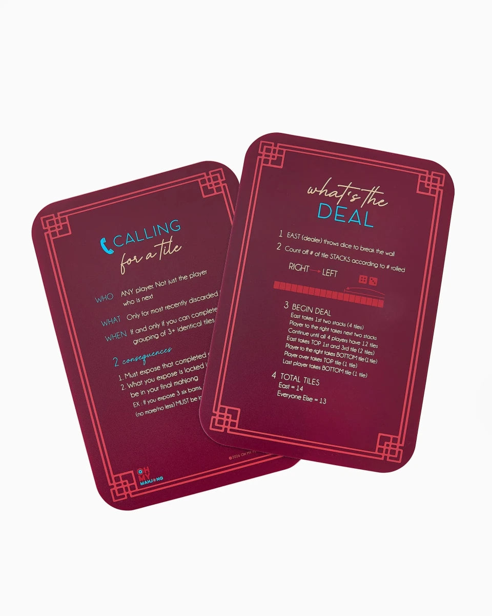 Burgundy Mahjong Shufflers | Oh My Mahjong - Mahjong Shufflers - Jimberly's Boutique - Olive Branch - Mississippi