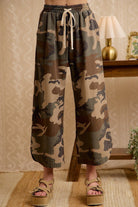 Camo Curved Side Seam Pants - Jimberly's Boutique-Olive Branch-Mississippi