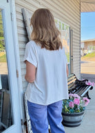 Carla Soft Melange Folded Sleeve Top - Sand Beige | Zenana - Casual Top - Jimberly's Boutique - Olive Branch - Mississippi