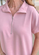 Catalina Lounge/Travel Set - Blush | Dear Scarlett - lounge set - Jimberly's Boutique - Olive Branch - Mississippi