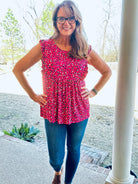 Celeste Baby Doll Top - Fuchsia | Jodifl - Jodifl Top - Jimberly's Boutique - Olive Branch - Mississippi