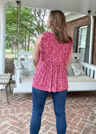 Celeste Baby Doll Top - Fuchsia | Jodifl - Jodifl Top - Jimberly's Boutique - Olive Branch - Mississippi
