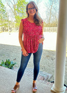 Celeste Baby Doll Top - Fuchsia | Jodifl - Jodifl Top - Jimberly's Boutique - Olive Branch - Mississippi