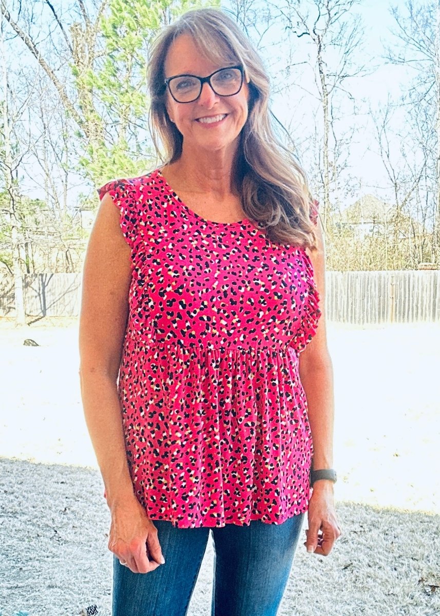 Celeste Baby Doll Top - Fuchsia | Jodifl - Jodifl Top - Jimberly's Boutique - Olive Branch - Mississippi