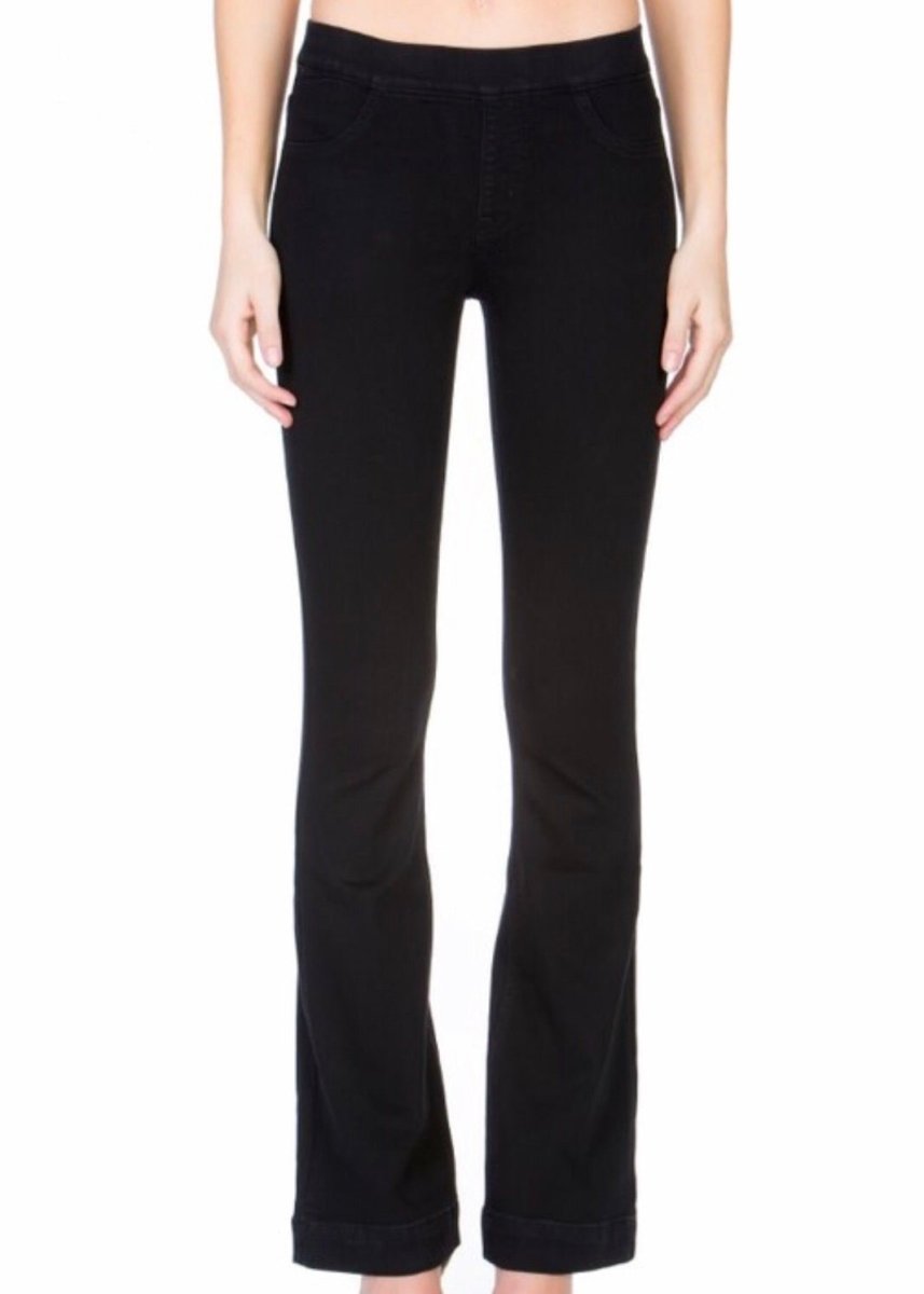 Cello Pull On Flare Jeans - Black - 30" Inseam - jeans - Jimberly's Boutique - Olive Branch - Mississippi