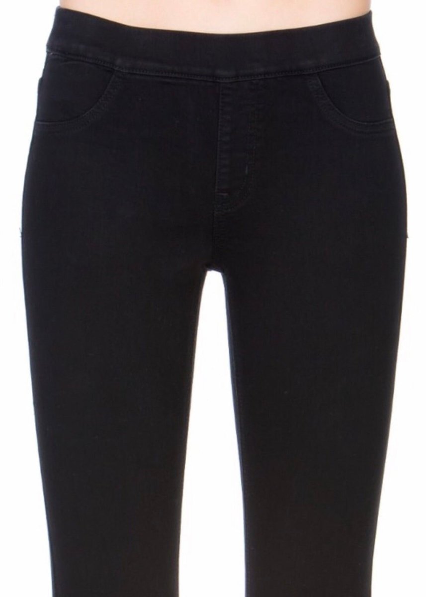 Cello Pull On Flare Jeans - Black - 30" Inseam - jeans - Jimberly's Boutique - Olive Branch - Mississippi