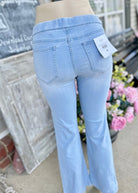 Cello Pull On Flare Jeans - Light Wash - (short) 30" Inseam - jeans - Jimberly's Boutique - Olive Branch - Mississippi