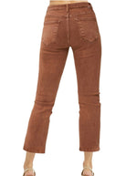 Chaffee Espresso Straight Crop Jeans| Risen - risen jeans - Jimberly's Boutique - Olive Branch - Mississippi